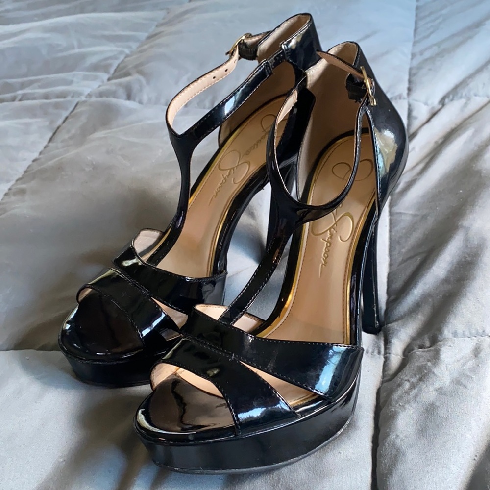Jessica Simpson Black Fashion Heels